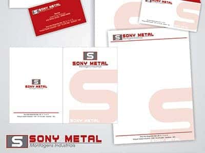 Identidade Visual Sony Metal
